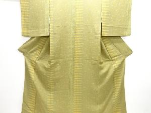 花に抽象模様小紋着物